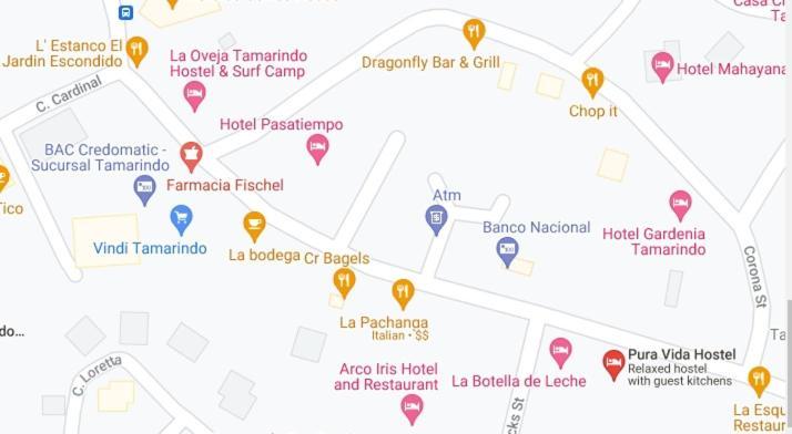Pura Vida Hostel Тамариндо Экстерьер фото